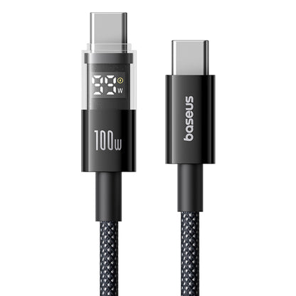 Καλώδιο Δεδομένων και Φόρτισης USB-C - USB-C Baseus Display 2, 100W, 2m, Μαύρο P10377706123-00