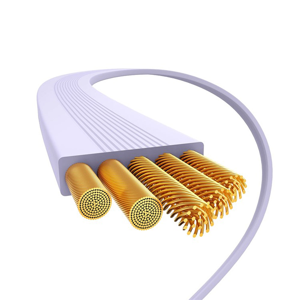 Καλώδιο Δεδομένων και Φόρτισης USB-C - USB-C Baseus Free2Draw Mini Retractable, 100W, 1m, Μωβ P10364500511-00