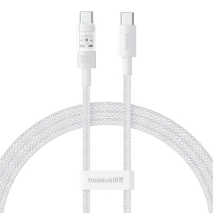 USB-C Data and Charging Cable - USB-C Baseus Gem, 100W, 1m, White P10373000211-00