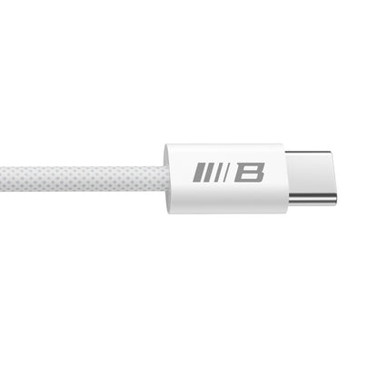 Καλώδιο Δεδομένων και Φόρτισης USB-C - USB-C Blueo, 100W, 1.2m, Λευκό