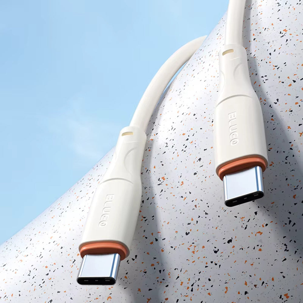 Καλώδιο Δεδομένων και Φόρτισης USB-C - USB-C Blueo Ape Legend, 100W, 1.5m, Πορτοκαλί