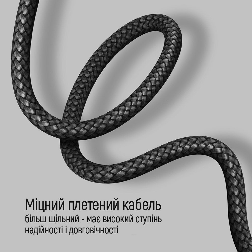 Καλώδιο Δεδομένων και Φόρτισης USB-C - USB-C ColorWay CW-CBPDCC040, 65W, 1m, Γκρι