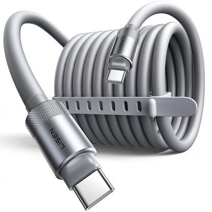 Καλώδιο Δεδομένων και Φόρτισης USB-C - USB-C Lisen L115, 100W, 3m, Γκρι YL0126010031