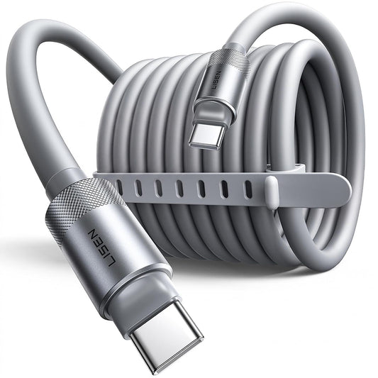 Καλώδιο Δεδομένων και Φόρτισης USB-C - USB-C Lisen L115, 100W, 3m, Γκρι YL0126010031