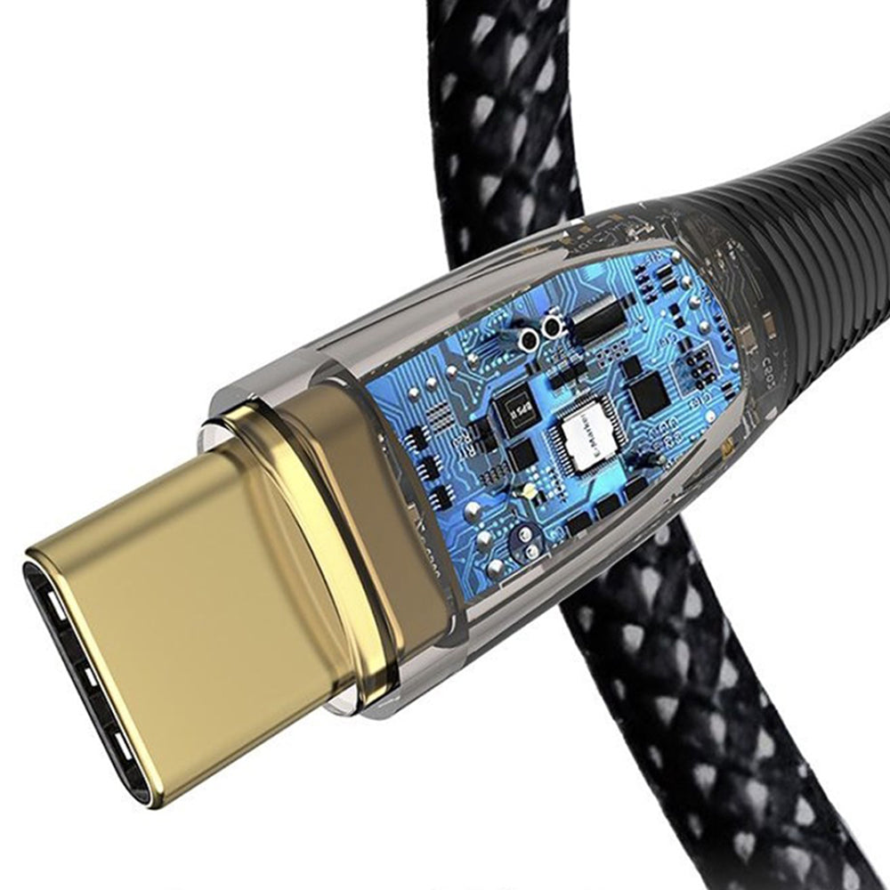 Καλώδιο Δεδομένων και Φόρτισης USB-C - USB-C Lito LD01, 60W, 1.2m, Μαύρο