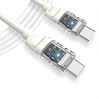 Καλώδιο Δεδομένων και Φόρτισης USB-C - USB-C Lito LD05, 60W, 1m, Λευκό