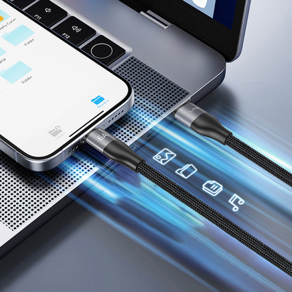 Καλώδιο Δεδομένων και Φόρτισης USB-C - USB-C Lito LD23CC, 100W, 1m, Γκρι