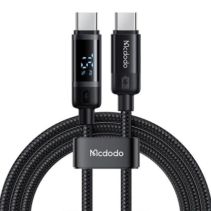 USB-C Data and Charging Cable - USB-C McDodo CA-5780 Bat Display, 60W, 1.2m, Black
