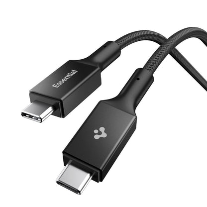 Καλώδιο Δεδομένων και Φόρτισης USB-C - USB-C Spigen EB10010CC, 100W, 1m, Μαύρο