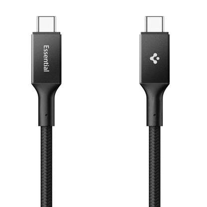 Καλώδιο Δεδομένων και Φόρτισης USB-C - USB-C Spigen EB10010CC, 100W, 1m, Μαύρο