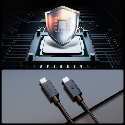 Καλώδιο Δεδομένων και Φόρτισης USB-C - USB-C Spigen Essential, 60W, 1m, Μαύρο