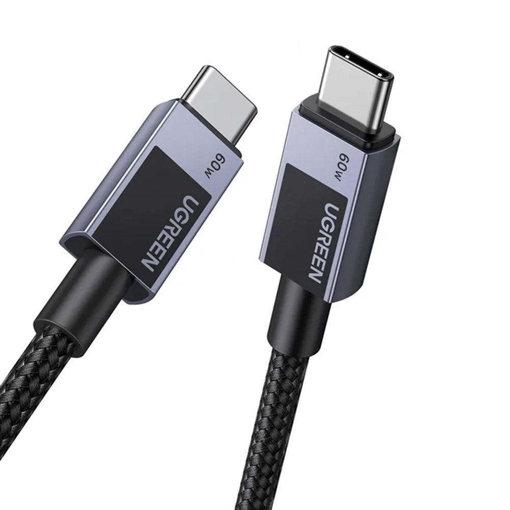 Καλώδιο Δεδομένων και Φόρτισης USB-C - USB-C UGREEN L524, 60W, 1m, Γκρι