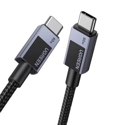Καλώδιο Δεδομένων και Φόρτισης USB-C - USB-C UGREEN L524, 60W, 1m, Γκρι