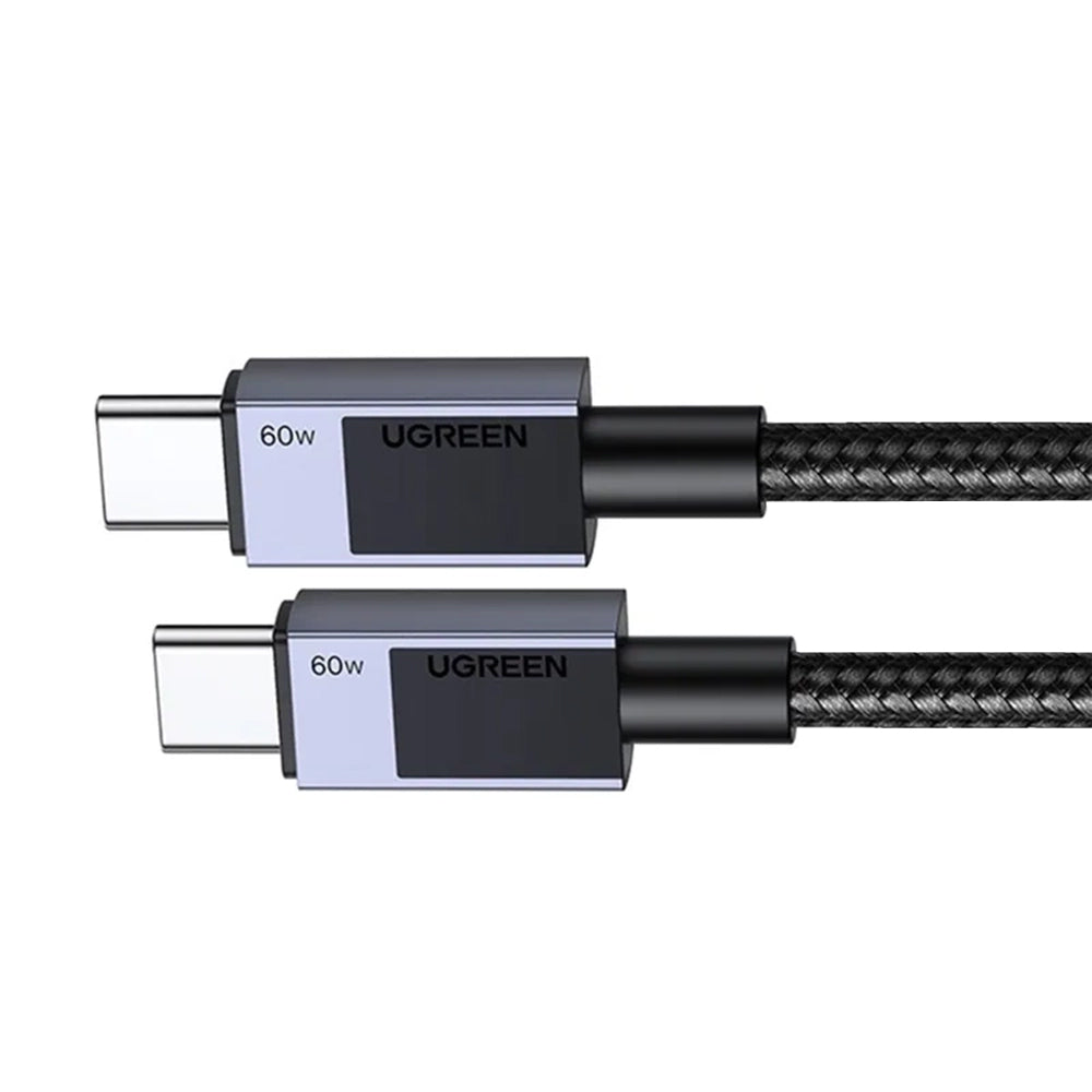 Καλώδιο Δεδομένων και Φόρτισης USB-C - USB-C UGREEN L524, 60W, 1m, Γκρι