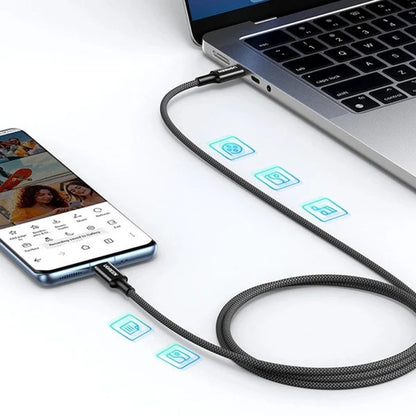 Καλώδιο Δεδομένων και Φόρτισης USB-C - USB-C UGREEN US557 (15267), 100W, 1m, Λευκό
