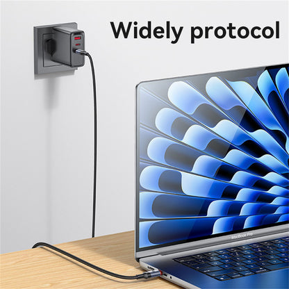 Καλώδιο Δεδομένων και Φόρτισης USB-C - USB-C Yesido CA185, 240W, 1.2m, Μαύρο