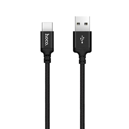 Καλώδιο Δεδομένων και Φόρτισης USB-A - USB-C HOCO X14 Times, 18W, 2μ, Μαύρο