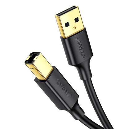 Καλώδιο Εκτυπωτή UGREEN US135, USB-A - USB-B, 1.5m, Μαύρο