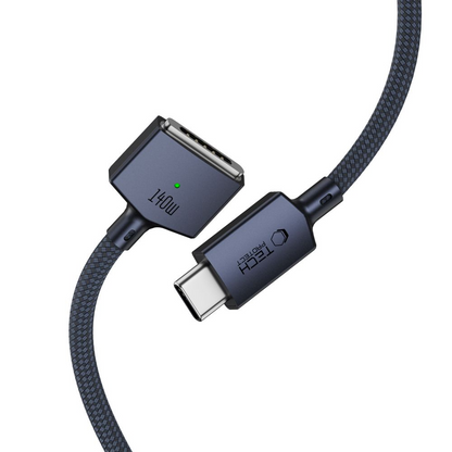 Καλώδιο Φόρτισης Tech-Protect MMC01 Ultraboost, USB-C - MagSafe 3, 140W, 2μ, Μπλε Σκούρο