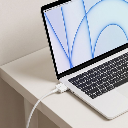 Καλώδιο Φόρτισης Tech-Protect MMC01 Ultraboost, USB-C - MagSafe 3, 140W, 3μ, Λευκό