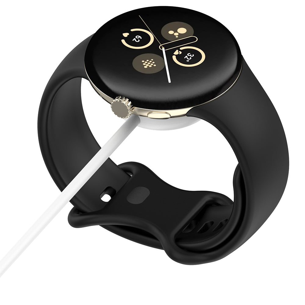 Καλώδιο Φόρτισης Techsuit THC5 για Google Pixel Watch 3 45mm / Watch 3 41mm, USB-C, Λευκό