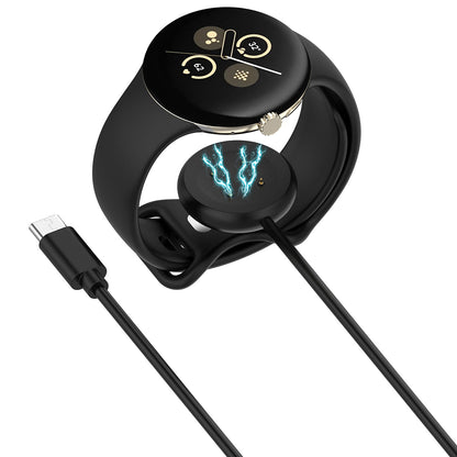 Καλώδιο Φόρτισης Techsuit THC5 για Google Pixel Watch 3 45mm / Watch 3 41mm, USB-C, Μαύρο