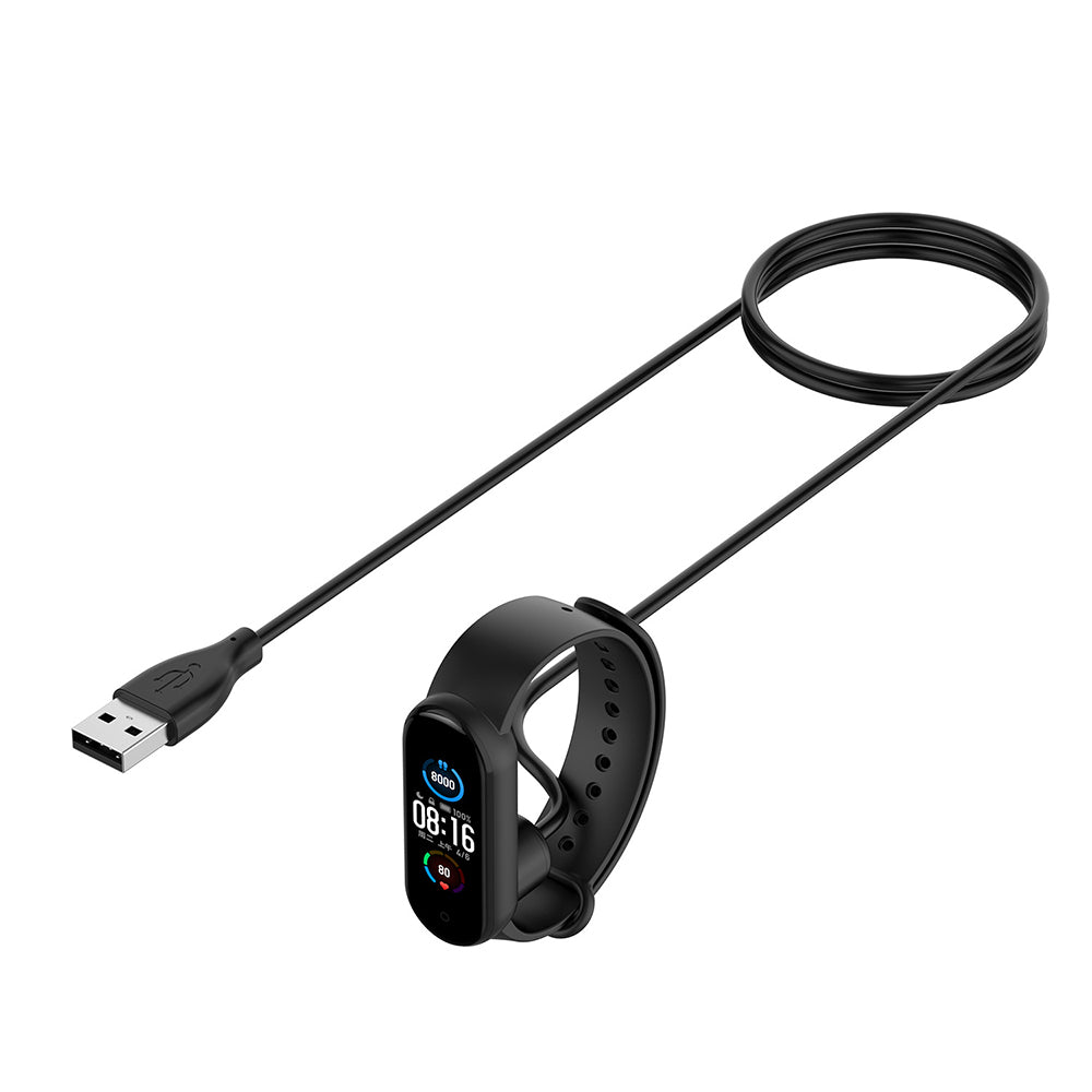 Καλώδιο Φόρτισης Techsuit TXC1 για Xiaomi Smart Band 7 / 6 / 5, USB-A, Μαύρο