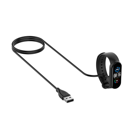Καλώδιο Φόρτισης Techsuit TXC1 για Xiaomi Smart Band 7 / 6 / 5, USB-A, Μαύρο