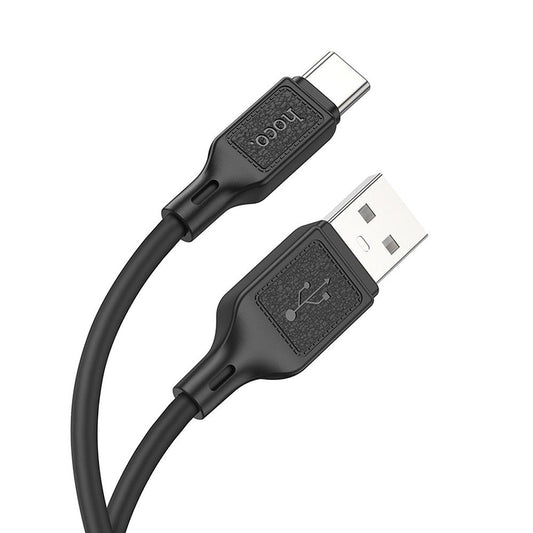 Καλώδιο Δεδομένων και Φόρτισης USB-A - USB-C HOCO X90, 60W, 1m, Μαύρο