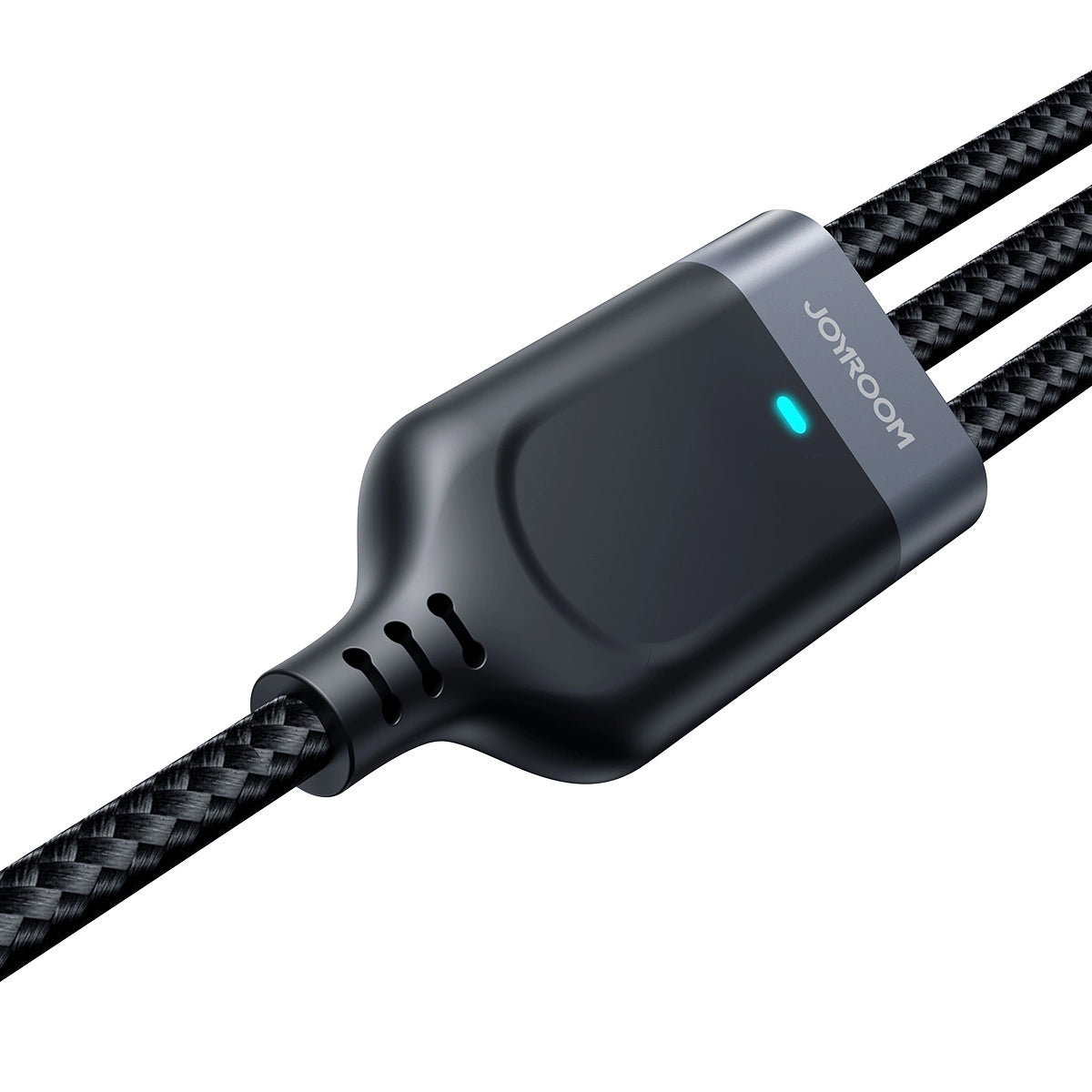 Καλώδιο Φόρτισης USB-A - Lightning / microUSB / USB-C Joyroom S-A18 3σε1, 20W, 0.3m, Μαύρο