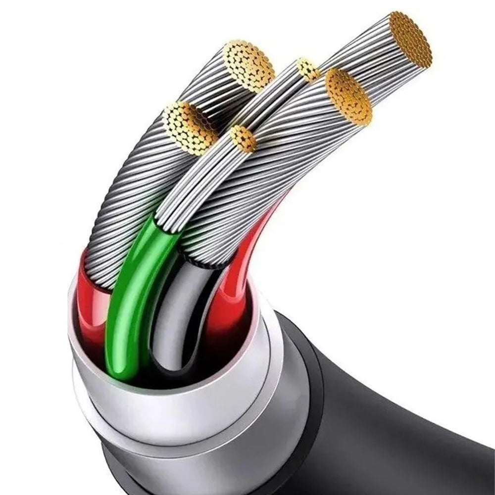 Καλώδιο Φόρτισης USB-A - Lightning / microUSB / USB-C Baseus 3σε1, 100W, 1.5m, Λευκό P10377705213-00