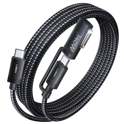 Καλώδιο Φόρτισης USB-C - USB-C / MagSafe 3 Lisen, 140W, 2μ, Γκρι YL0124070021