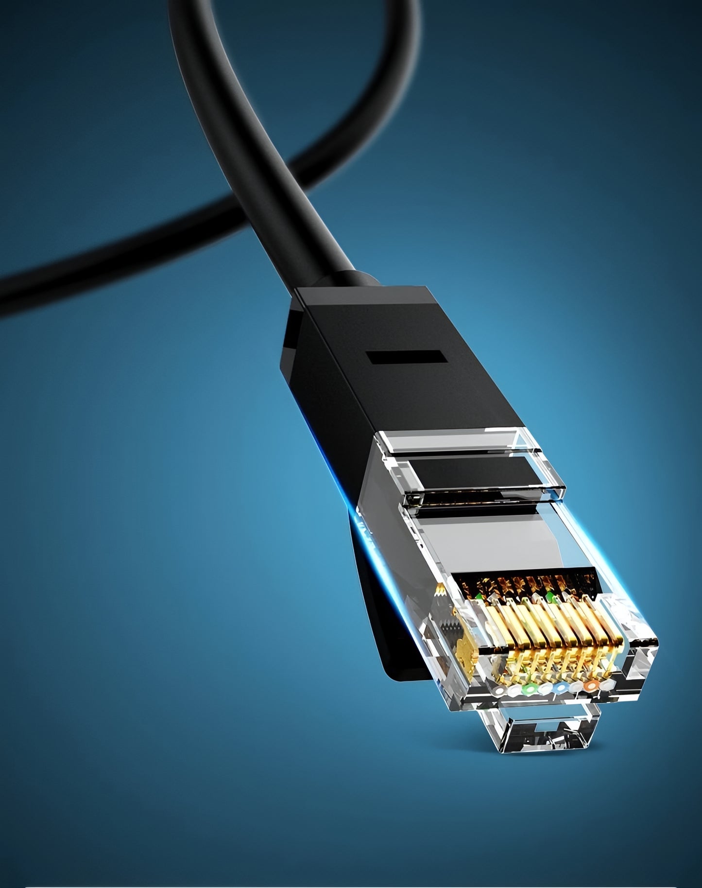UGREEN NW102 Network Cable, UTP, Cat6, 15m, Black