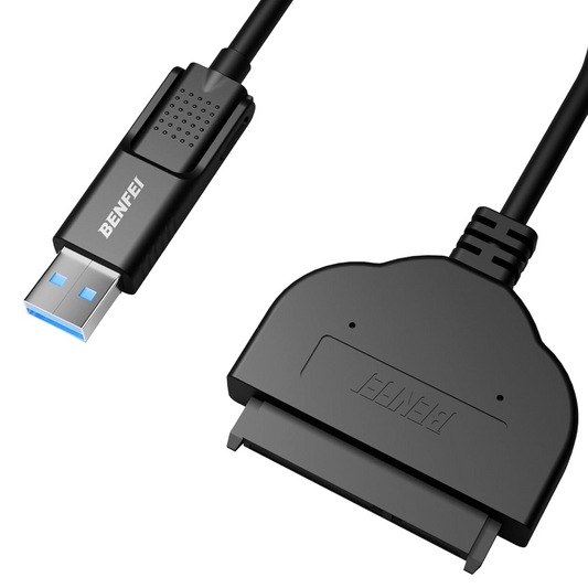 Καλώδιο SATA Benfei, USB-A 3.0 / USB-C - SATA III, 0,27μ, Μαύρο