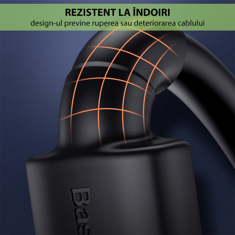 Καλώδιο Βίντεο Baseus Cafule, HDMI - HDMI, 4K, 5m, Μαύρο CADKLF-H01