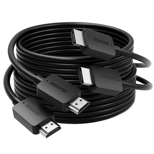 Καλώδιο Βίντεο Benfei, HDMI - HDMI, 8K, 1.8μ, Σετ 2 Τεμαχίων, Μαύρο