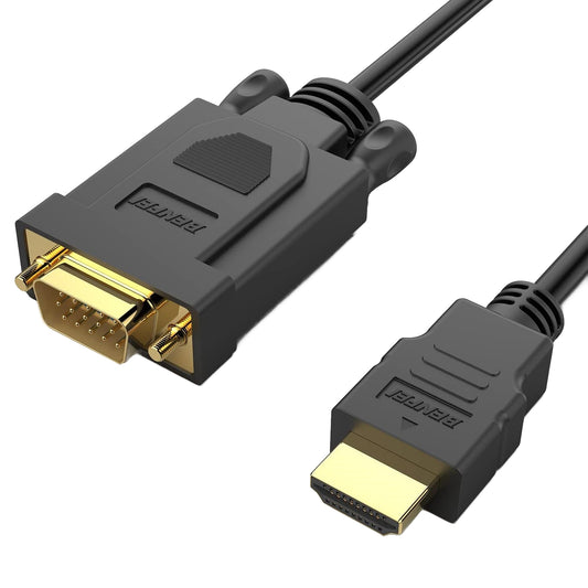 Καλώδιο Βίντεο Benfei, HDMI - VGA, 1080P, 0.9μ, Μαύρο