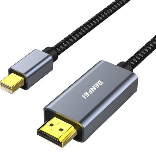 Καλώδιο Βίντεο Benfei, MiniDisplayPort - HDMI, 4K, 0.9μ, Γκρι