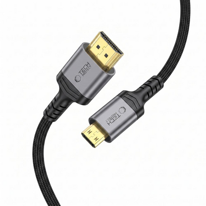 Tech-Protect Ultraboost 2 Video Cable, miniHDMI - HDMI, 8K, 2m, Black