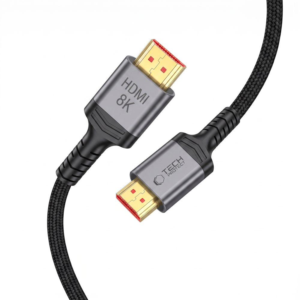 Καλώδιο Βίντεο Tech-Protect Ultraboost 2, HDMI - HDMI, 8K, 2μ, Μαύρο