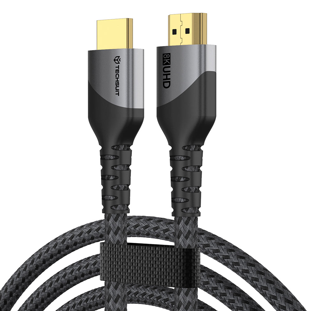Καλώδιο Βίντεο Techsuit NexusVision Pro CX3, HDMI - HDMI, 8K, 2μ, Γκρι