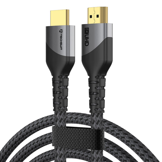 Καλώδιο Βίντεο Techsuit NexusVision Pro CX3, HDMI - HDMI, 8K, 2μ, Γκρι