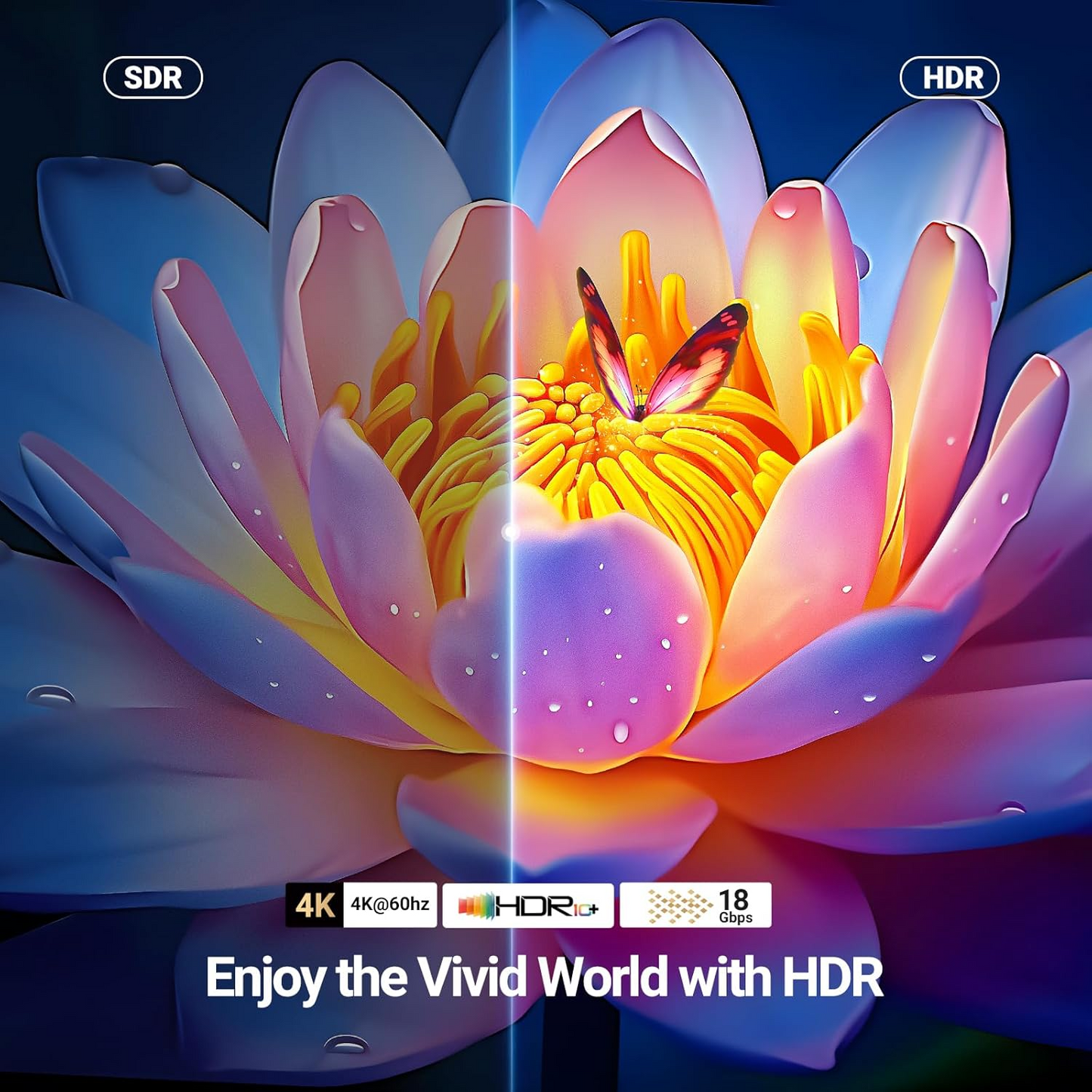 Καλώδιο Βίντεο UGREEN HD118, HDMI - HDMI, 4K, 1.5m, Μαύρο