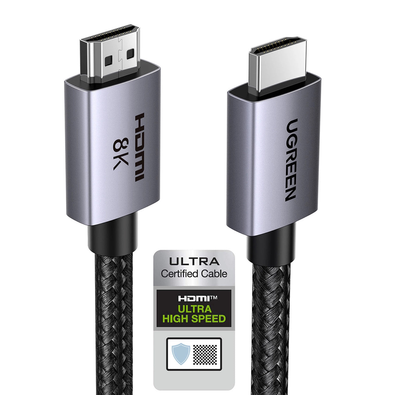 Καλώδιο Βίντεο UGREEN HD171, HDMI - HDMI, 8K, 3m, Μαύρο