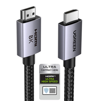 Καλώδιο Βίντεο UGREEN HD171, HDMI - HDMI, 8K, 3m, Μαύρο