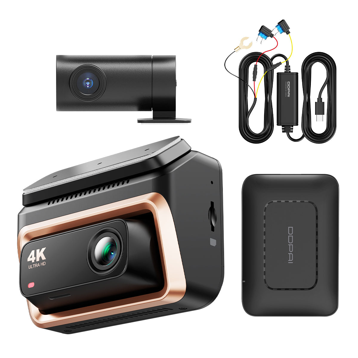Κάμερα Αυτοκινήτου Εμπρός Πίσω DDPAI Z60 Pro 4G, 4K, Wi-Fi, GPS, Οθόνη 3 ιντσών