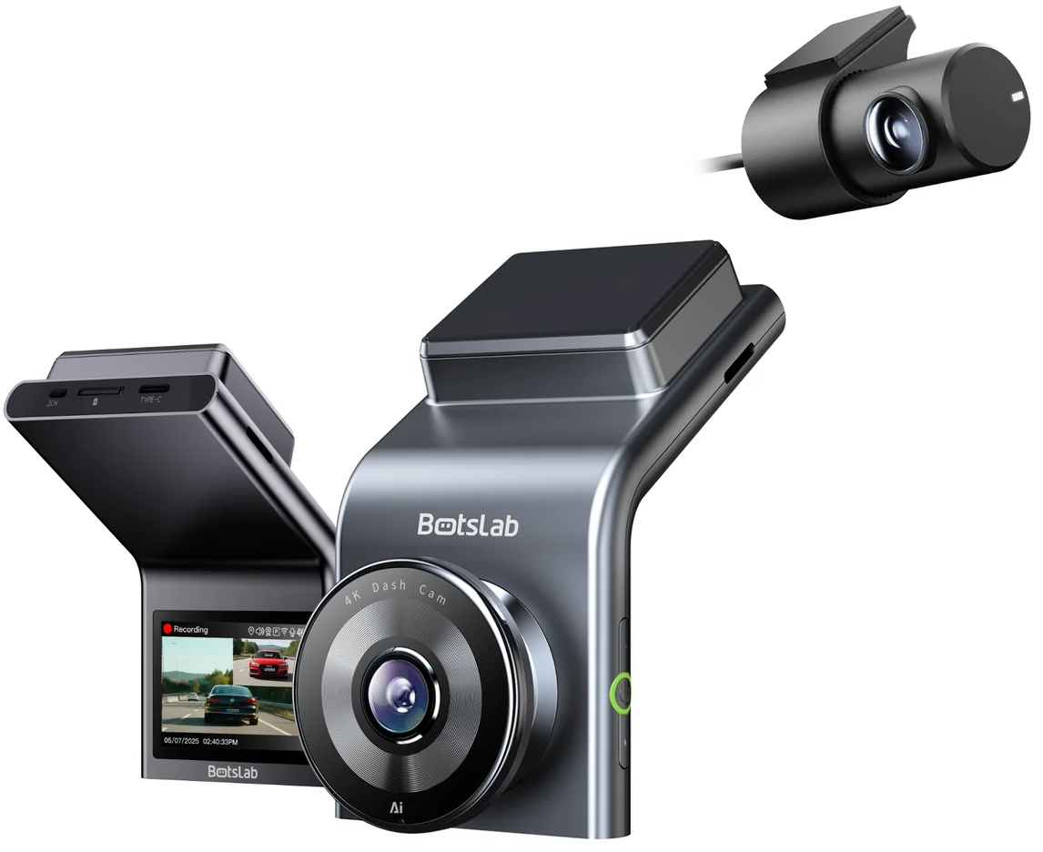 Κάμερα Αυτοκινήτου Εμπρός Πίσω Botslab G300H Plus, 4K, Wi-Fi, GPS, Οθόνη 2.4 ιντσών