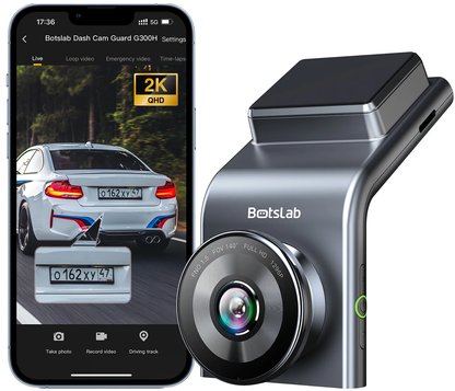 Κάμερα Αυτοκινήτου Εμπρός Πίσω Botslab G300H Plus, 4K, Wi-Fi, GPS, Οθόνη 2.4 ιντσών
