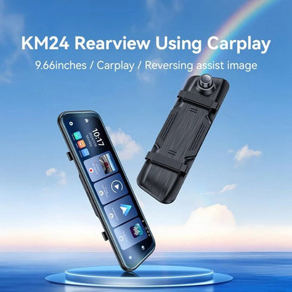 Κάμερα Αυτοκινήτου Yesido KM24 με Carplay / Android Auto, 4K, Οθόνη 9.66 ιντσών