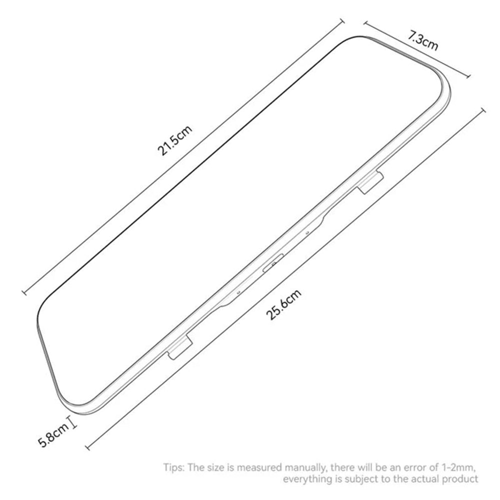 Κάμερα Αυτοκινήτου Yesido KM24 με Carplay / Android Auto, 4K, Οθόνη 9.66 ιντσών